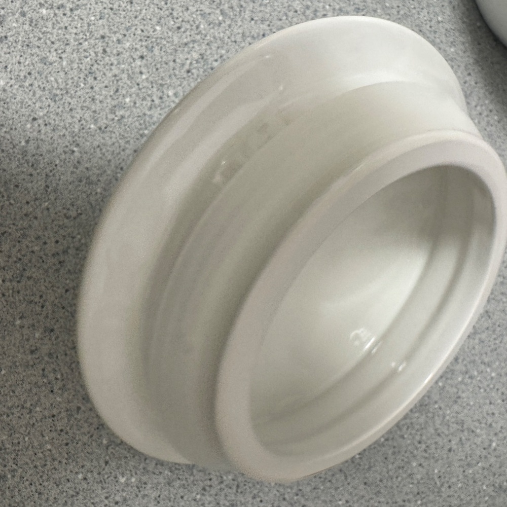 Lenox “Opal Innocence Carved” Kitchen Canisters – Set of 2 - Picture 7 of 12